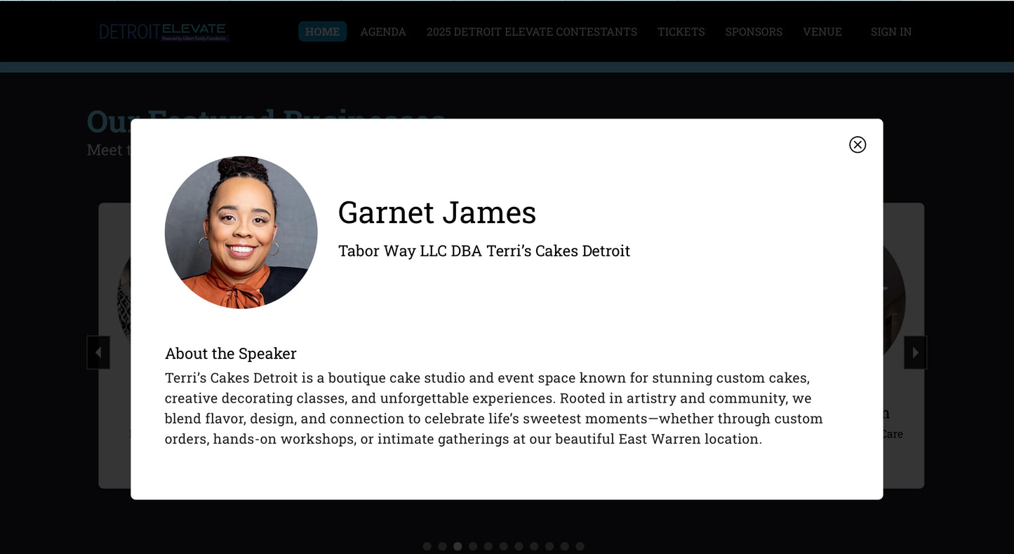 The Detroit Elevate Closing & Event Awards Ceremony