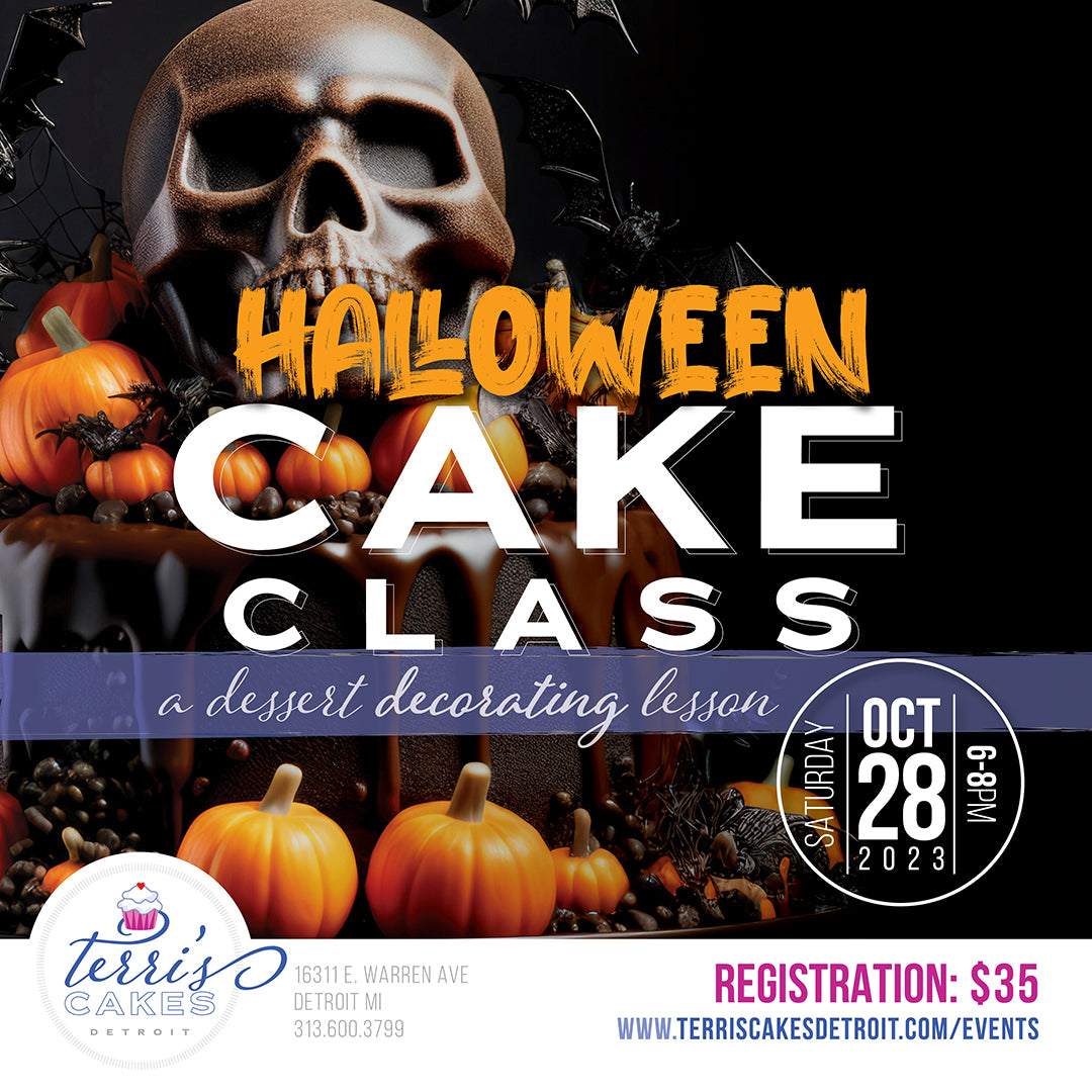 Halloween Cake Class