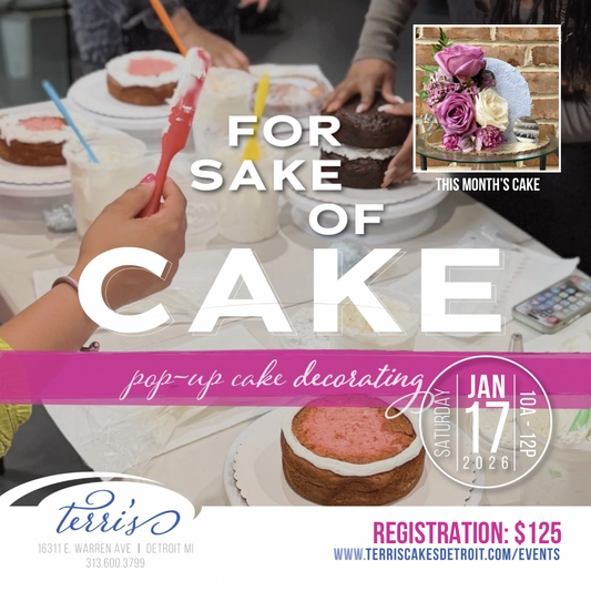 For the Sake of Cake Decorating Class